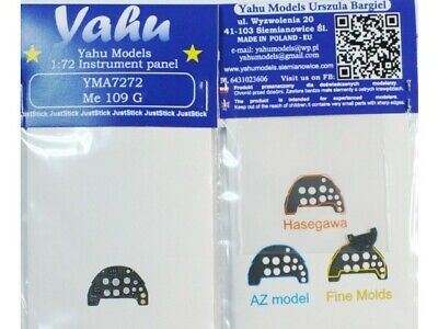Me 109 G  Instrument panel 1/72