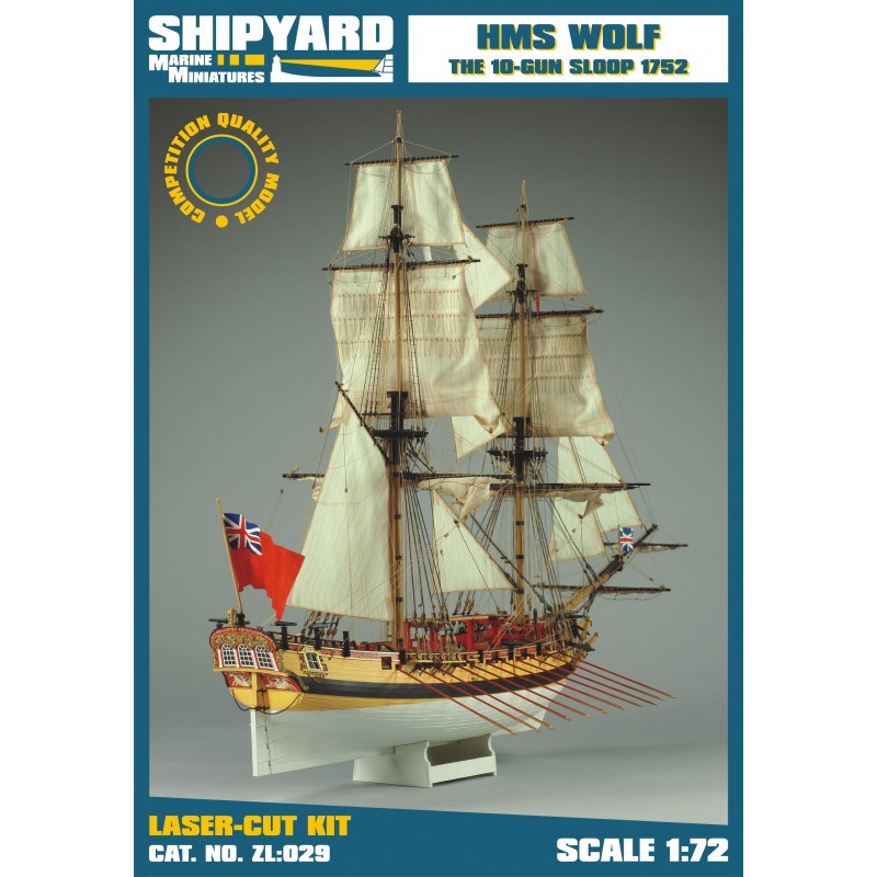 HMS Wolf 1754. 1/72