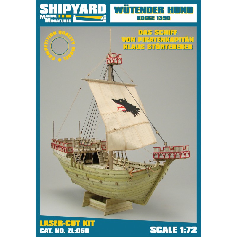 Wütender Hund – Kogge 1390. 1/72