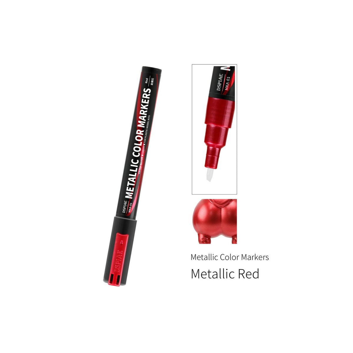 DSPIAE Metallic Markers MKA-01 Red