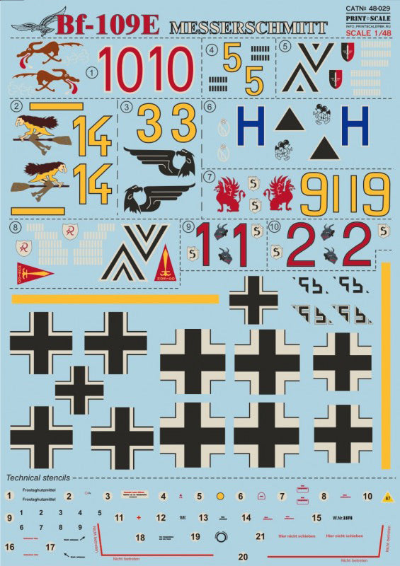 48-029 Messerschmitt Me- 109E Part1