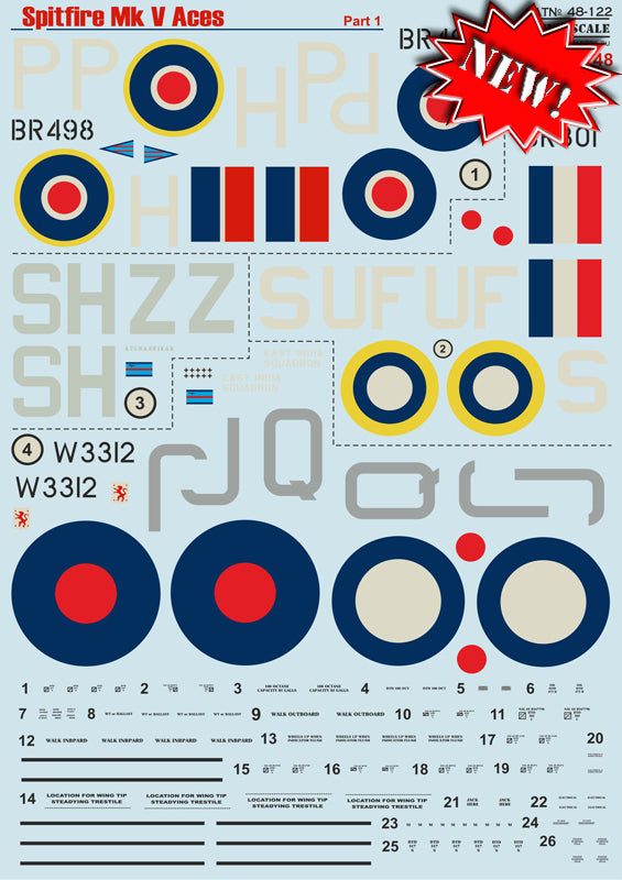 48-122  Malta Spitfire Aces Part 1