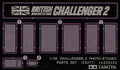 Tamiya 35277 Challenger 2 Photo Etched Parts Set