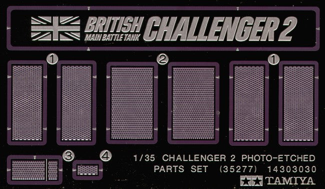 Tamiya 35277 Challenger 2 Photo Etched Parts Set