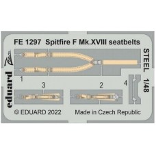 Eduard FE1297 Spitfire F Mk.XVIII Seatbelts  1/48 STEEL