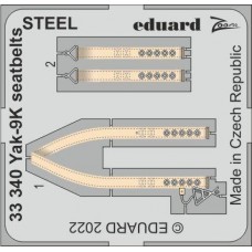 Eduard Yak-9K Seatbelts Steel 1/32