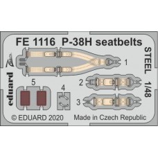 Eduard Seatbelts P-38H 1/48 STEEL