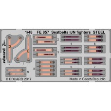 Eduard Seatbelts IJN Fighters WWII 1/48 STEEL