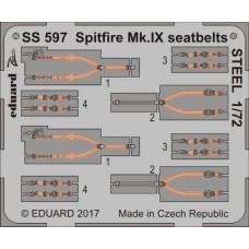 Eduard Seatbelts Spitfire Mk.IX 1/72 STEEL