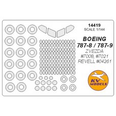 Painting Mask for Model Boeing 787-8 / 787-9.