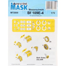 Special Mask Messerschmitt Bf 109E-4 1/72