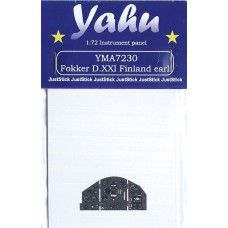 Fokker D.XXI Finland Early Instrument panel 1/72