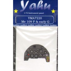 Me 109 F & Early G Instrument panel 1/72 Me 109 F & Early G Instrument panel 1/72
