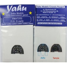 P-51 D Early Instrument panel 1/72 P-51 D Early Instrument panel 1/72