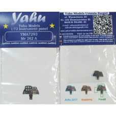 Me 262 A Instrument panel 1/72 Me 262 A Instrument panel 1/72