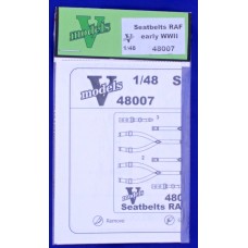 V models Seatbelts RAF early WWII 1/48.