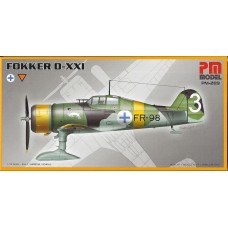 Fokker D-XXI Finland with Skis