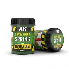 AK 8219 Grass Flock Spring 2mm. 250ml.