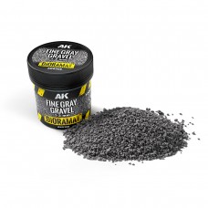 AK 8308 Fine Gray Gravel 1-3mm 100ml. AK 8308 Fine Gray Gravel 1-3mm 100ml.