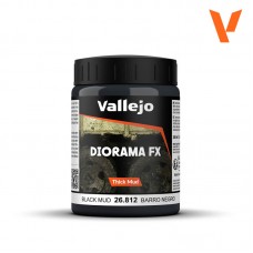 Vallejo 26.812 Diorama FX Black Mud 200ml