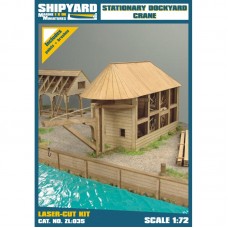 Stationary Dockyard Crane 1/72