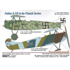 AML Decals 1/72. Fokker D.VII in the Finnish Service