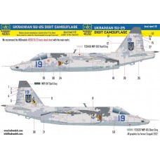 Hadmodel 1/48 decals. Ukrainian SU-25 Digit Camouflage Part 2
