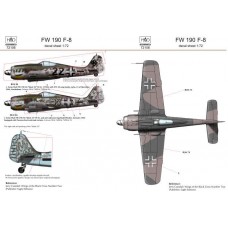 Hadmodel 1/72 decals. FW 190 F-8