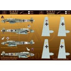 Hadmodel 1/72 decals. Bf 110 D-3 Afrika part 1