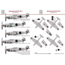 Hadmodel 1/72 decals. Messerschmitt Bf 109 A