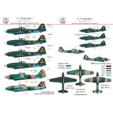 Hadmodel 1/72 decals. IL-10 Late Part 1