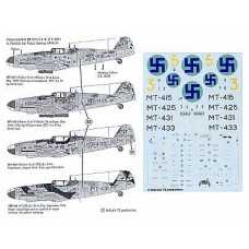 InScale72 decal Messerschmitt Bf-109G-6 in Finnish Air Force service.