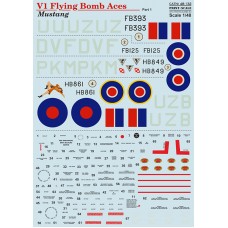 48-132 P-51 Mustang V1 Flying Bomb Aces Part 1 Wet