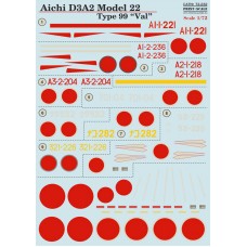 72-232 Aichi D3A2 Model 22 Type 99 "Val"