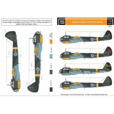 Junkers Ju 88 A-4 in Finnish Service 1/48 decals