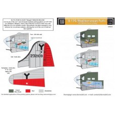 B-17G ´Mediterranean Forts´ "US 15th Air Force in Italy" 1/48 decals