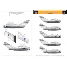 Mig-15 UTI Finnish Airforce 1/72 decals
