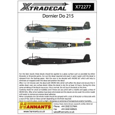 Xtradecal X72277 Dornier Do 215 B-1/B-2/B-4/B-5 Xtradecal X72277 Dornier Do 215 B-1/B-2/B-4/B-5