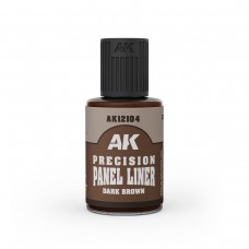 AK12104 Precision Paneliner Dark Brown