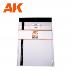 AK 6580 Square Pavement Brick Small 4mm. Sheet (1 Unit)
