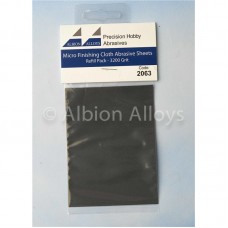 Micro Finishing Cloth Abrasive Sheets Refill Pack - 3200 Grit