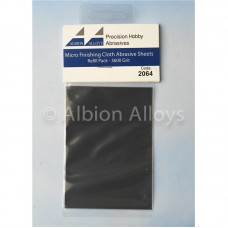 Micro Finishing Cloth Abrasive Sheets Refill Pack - 3600 Grit