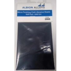 Micro Finishing Cloth Abrasive Sheets Refill Pack - 6000 Grit