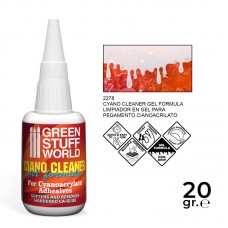 GSW Ciano Cleaner Gel Formula For Cyanoacrylate Adhesives