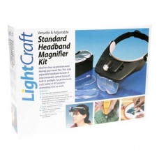LightCraft LED Headband Magnifier Kit with Bi-Plate Magnification