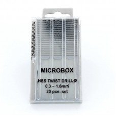 Model Craft Microbox Drill Set (0,3-1,6mm) x 20