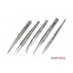 Model Craft Set of 5 Stainles Steel Tweezers