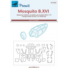 Peewit 1/72 Mosquito B.XVI Mask for Airfix kit.
