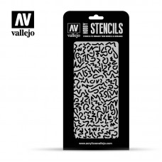 Vallejo Hobby Stencils Luftwaffe WWII Shingles Camo 1/32