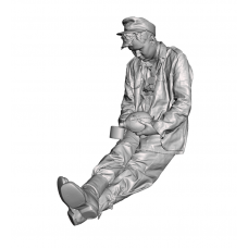 German WW2 Mid–Late War Army (Heer) Soldier – Resting 1/35